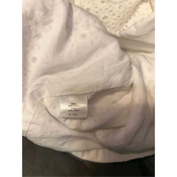 Talbots dbl layer sleeveless  crochet dress size 10 - Picture 6 of 6